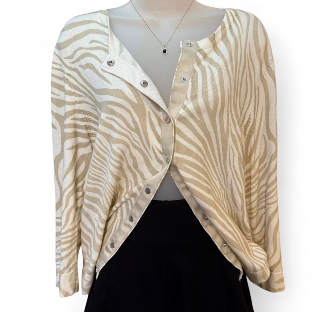 Charter Club Cream Knit Sweater